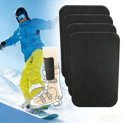 4Pcs Ski Shin Pad Adjustable Breathable Plastic Foam Shin 1