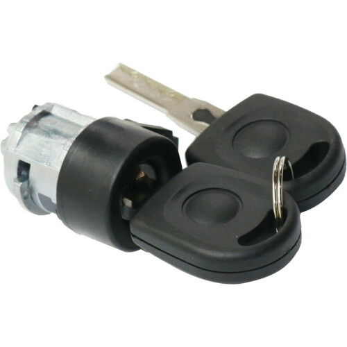 Ignition Lock Cylinder for VW Jetta Passat Beetle Golf 19982010, Direct Fit Replacement Black 2
