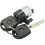 Ignition Lock Cylinder for VW Jetta Passat Beetle Golf 19982010, Direct Fit Replacement Black 4