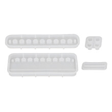 Moule porte-stylo époxy 4 pièces souple et résistant à la déchirure démoulage facile bricolage