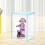 Clear Acrylic Action Figure Display Case Blue Stackable Dustproof Box for Collectibles Storage 4