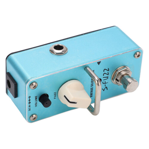 Fuzz E-Gitarrenpedal Blaues Metall Mini-Effekt mit True Bypass 1