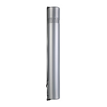 Adjustable Silver Gray Poster Tube with Strap for Art Transport, Documents and Drawings
