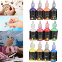 12 Colors Pearly Lustre Water-Based Paint Ink Set, 12 x 29ml
