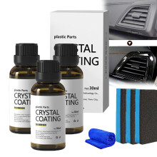 Plastic Trim Restorer Spray for Car Exterior, Hydrophobic Ceramic Shine, Long‑Lasting Protective Coating