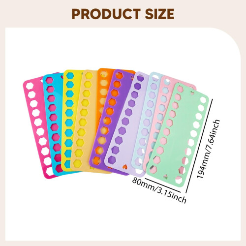 10 Pieces Embroidery Floss Organizer Thread Holder, Tangle Storage for Home DIY Sewing Projects 1