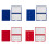12 Wells Plastic Paint Storage Box with Lid For Acrylic-Blue 1 2