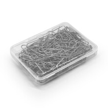 80PCS 21G High Temp Nichrome Wire Jump Rings U-Shaped for Jewelry & Crafts
