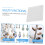 Acrylic Bead Storage Box with Clear Visibility MultiCompartment Nail Art Organizer Case 2