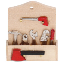 1:12 Mini Doll House Homework Birch Wooden Tool Model Decoration