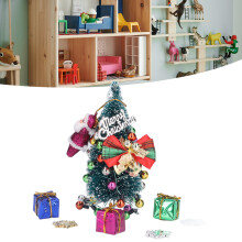 Puppenhaus-Weihnachtsbaum – DIY Miniaturbirke, Kunststoff & Stoff Bastelarbeit