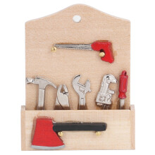 1:12 Scale Mini Tool Set for Dollhouse Homework