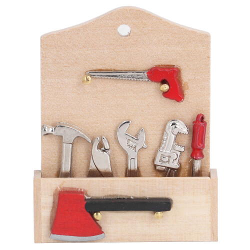 1:12 Scale Mini Tool Set for Dollhouse Homework