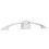 RV Camper Lock Handle Arc Shape Push Button Pull Latch Glossy Silver 1