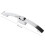 RV Camper Lock Handle Arc Shape Push Button Pull Latch Glossy Silver 11