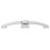 RV Camper Lock Handle Arc Shape Push Button Pull Latch Glossy Silver 12
