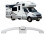 RV Camper Lock Handle Arc Shape Push Button Pull Latch Glossy Silver 15