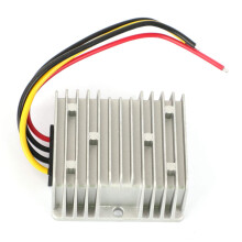 Waterproof 12V/24V to 5V 20A DC DC Converter Voltage Regulator for Automotive LED, Aluminum Alloy Housing