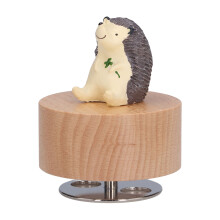 Runder Holz-Musikspielzeug zum Selbstgestalten – Buche, 7,2 cm Dekorgeschenk