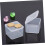 50pcs Mini Clear Plastic Storage Box Transparent Organizer for Small Items Tools and Crafts 5