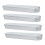 4 Pack Square Metal Pen Box with Protective Sponge Interior for Office and School Storage 1