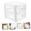 Makeup Organizer Desktop Cosmetic Storage Box with Drawers Compact Design White 4
