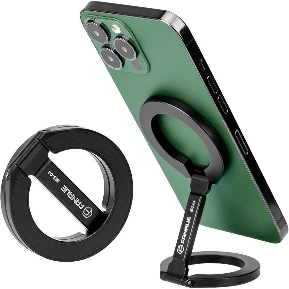Phone Holder Compatible With Magsafe With Double Ring Kickstand, 360 Rotating Magnetic Ring Stand For Iphone 16 Pro Max 9330225990390