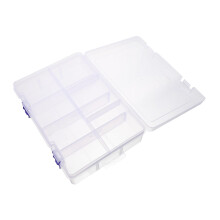 Jewelry Organizer Transparent MultiCompartment Bead Storage Box for Nail Art and Craft Supplies