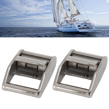 Langlebige Edelstahl-Kammerverschluss-Schnallen 2er Pack, 27 mm Heavy-Duty-Gurtbänder