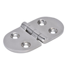 Boat Storage Cabinet Door Hinge Marine Grade 316 Stainless Steel Oval 4 Hole