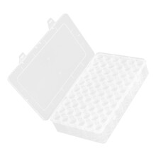 Bead Organizer Box with Compartments, Clear Craft Storage Container for Jewelry Making and Rhinestones
