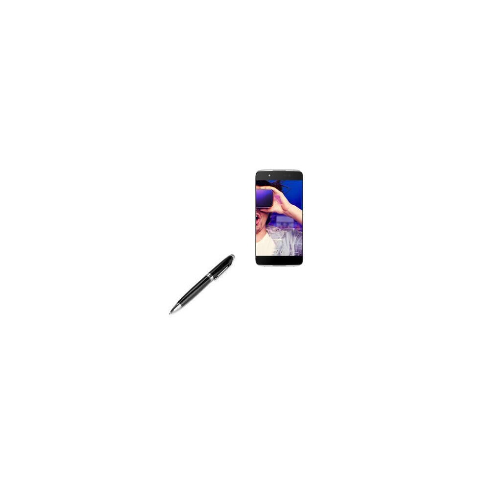 2In1 Capacitive Stylus Pen With Rollerball Jet For Touchscreen Devices And Alcatel Onetouch Idol 4 Black 9330225990482