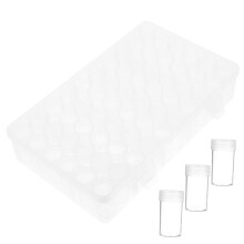 Plastic Organizer Box with Transparent Compartments for Beads Seeds and Small Item Storage