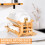 Bamboo 3 Tier Foldable Wooden Dish Drying Rack for Countertop SpaceSaving Storage 2