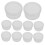 10pcs Clear Plastic Storage Boxes for Beads Makeup and Small Item Organizer Transparent Compact Design 1