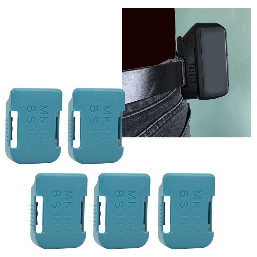 Battery Storage Rack With Secure Locking Clip, Wall Mount Power Tool Battery Holder For Bosch Blue 9092120189162