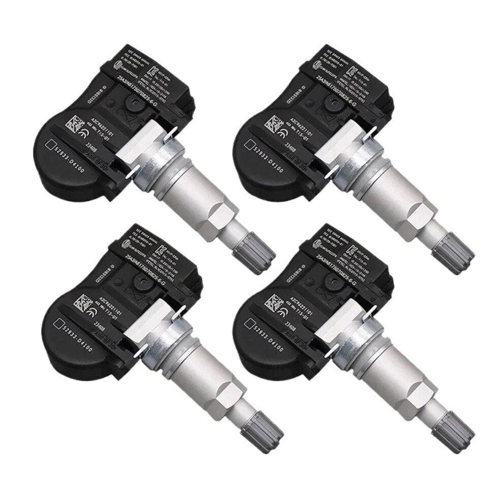Tpms Tire Pressure Sensor 433Mhz 52933D4100 For Kia And Hyundai, 4Pcs Oem Compatible Set 9092120713770