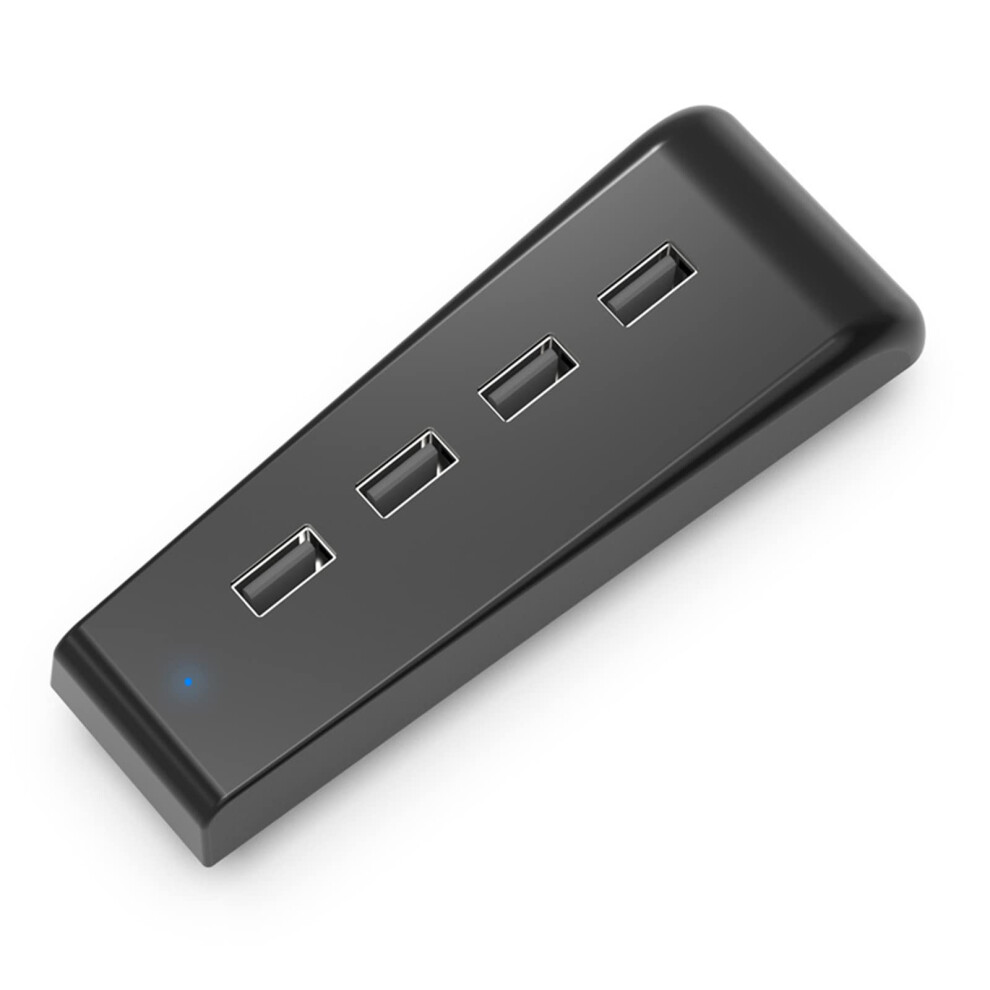 4 Port Usb 2.0 Hub Splitter Adapter For Ps5 And Pc, Speed Data Transfer, Plug And Play 9330225991052