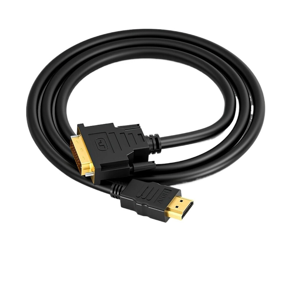 Hdmi To Dvi Cable 3M 4K Hd Video Transfer Speed 24+1 Male To Male Adapter For Monitor Tv Projector Black 9092120189025
