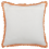 Beliani Throw Cushion SATIVUS 45 x 45 cm Cotton Orange Floral Pattern 7