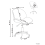 Beliani Desk Chair MENESHA Boucle White 3
