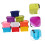 9pcs Mini Locking Storage Containers with SnapClose Lids, Clear Plastic Boxes for Crafts and Beads 2