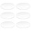 6X Transparent 3mm Thick Mirror Acrylic Round Disc Diámetro:60mm 1