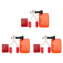 3X för Go Pro TillbehöR Munmonteringsset Surfbrace Connector Surfing för Hero 6 5 4 3+ för SJ4000 för VP409