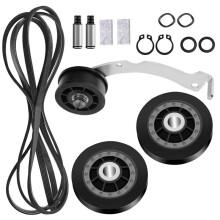 Kit de Reconstrucción de Secadora RB170002 y Juego de Polea Tensora D516792, Compatible con los Modelos ADG6HRYS117TW01 ATGE9ASP115TW01