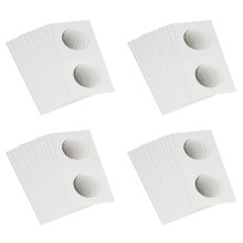 200PCS Square Cardboard Coin Holders Supplies Coin Album Collection Lighthouse Stamp Coin Holders Cover Case Storage