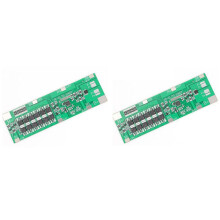 2X BMS 7S 24V Li-Ion 18650 Batteripaket Laddkort med Balansequalizerfunktion Gemensam Port för Power Bank(30A)