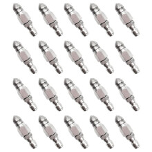 20X Hochdruck Reiniger Sewer Jetter Düse mit Edelstahl, Langlebige Kanalisations Düse, 1/4 Zoll Schnell Anschluss