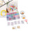 Acrylic Bead Kit for Jewelry Making Heart Pattern 100 pcs 1