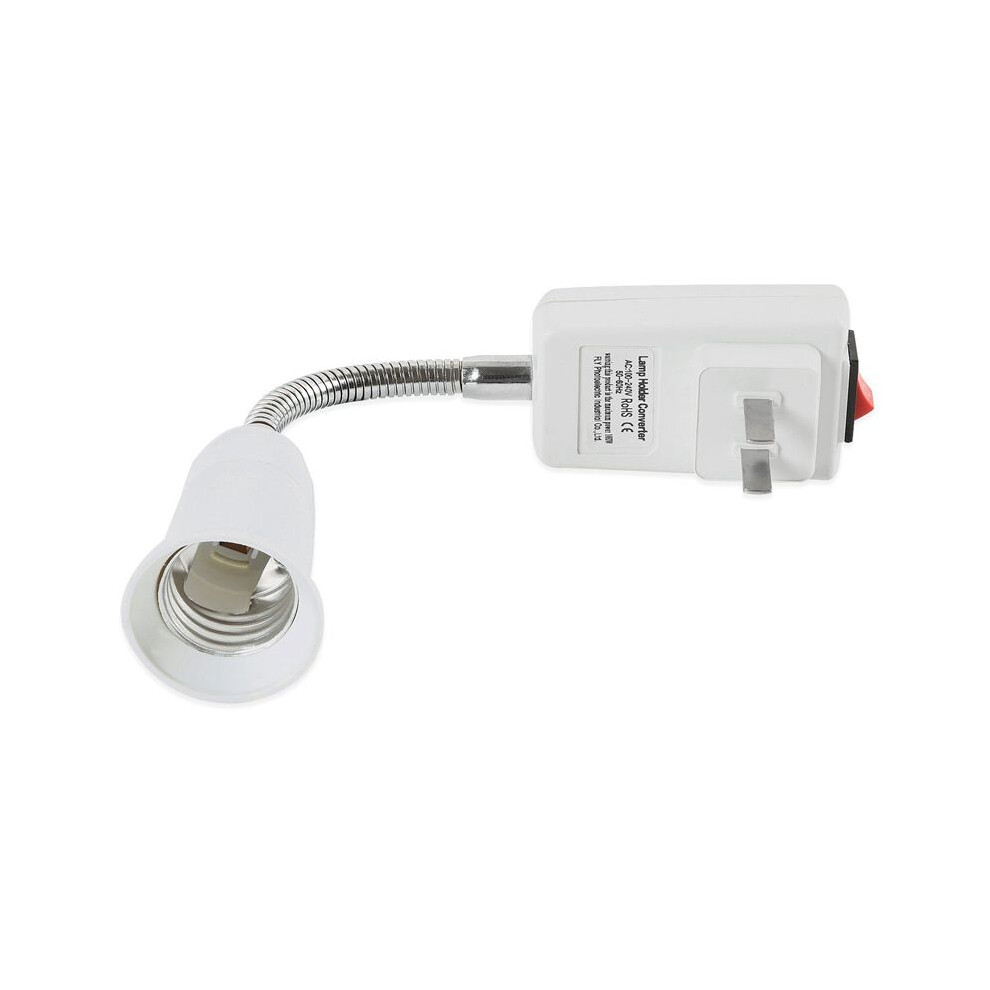 2X E27 Socket Adapter With /Off To Us Plug,Flexible Extension Lamp Bulb Holder Converter 4713202061330